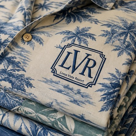 Customized hawaiian shirts for hotels and resorts