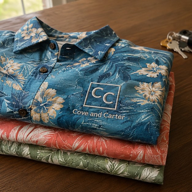Personalized hawaiian shirts — customer photo